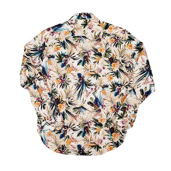 Robert Graham Miss Rumba Hawaiian Aloha Shirt Mens Medium Embroidered Flip Cuff - Picture 2 of 7